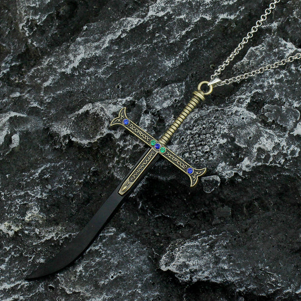 Mihawk Black Blade Necklace